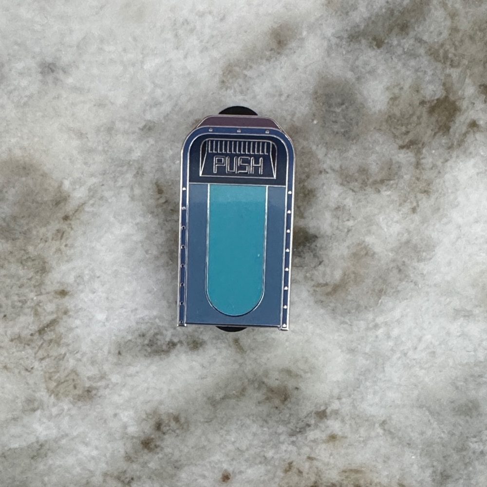 Disney Stitch Character Trash Bin Pin